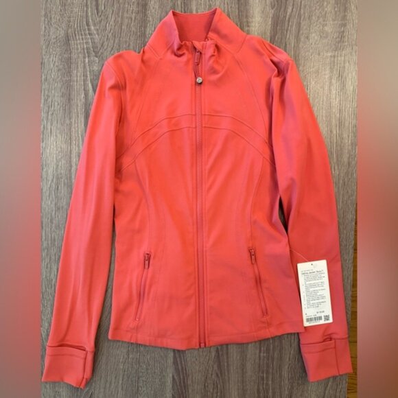 New with tags Lululemon Define Jacket Nulu.Desert Red. Size 8. Orange tone. - Picture 11 of 16
